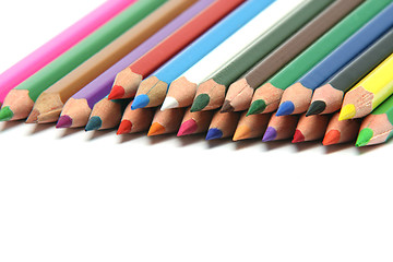 Image showing stack of pencils