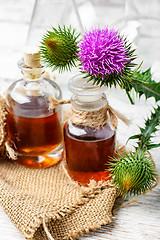 Image showing Medicinal extract of milk Thistle