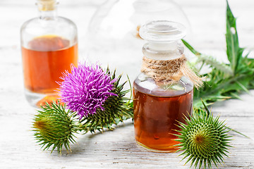 Image showing Medicinal extract of milk Thistle