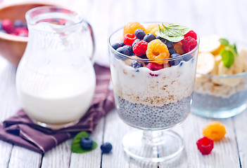 Image showing Chia pudding