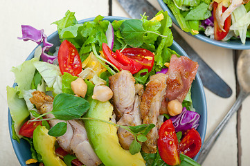 Image showing Chicken Avocado salad 