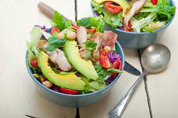 Image showing Chicken Avocado salad 