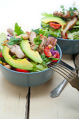 Image showing Chicken Avocado salad 