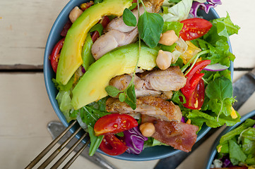 Image showing Chicken Avocado salad 