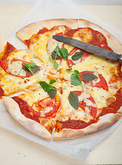 Image showing Italian pizza Margherita