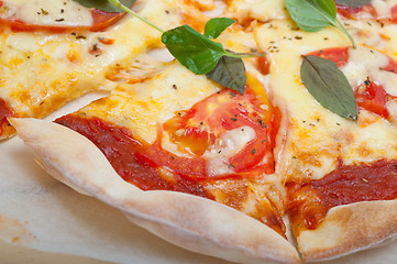 Image showing Italian pizza Margherita