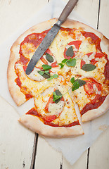 Image showing Italian pizza Margherita