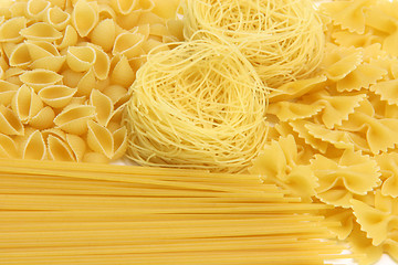 Image showing pasta assortment texture