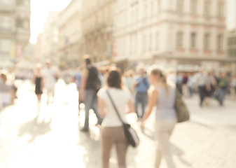 Image showing Shopping street