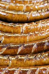 Image showing grilled sausages