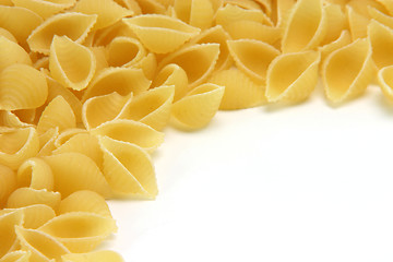 Image showing macaroni with copy space