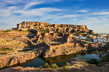 Image showing Mehrangarh Fort, Jodhpur, Rajasthan, India