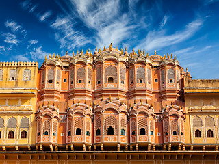 Image showing Hawa Mahal - Palace of the Winds, Jaipur, Rajasthan