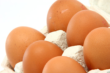 Image showing six eggs