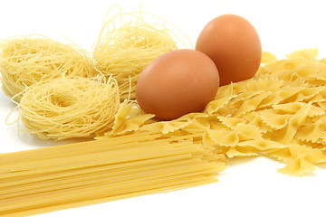 Image showing spagheti asortment eggs