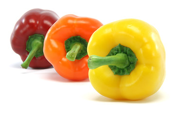 Image showing three peppers