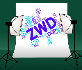 Image showing Zwd Currency Represents Forex Trading And Broker