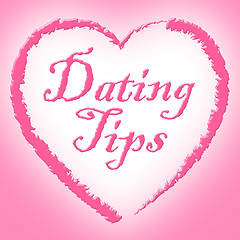 Image showing Dating Tips Indicates Advice Love And Network