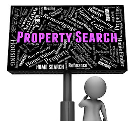 Image showing Property Search Represents Real Estate And Apartments