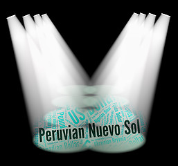 Image showing Peruvian Nuevo Sol Indicates Worldwide Trading And Currencies