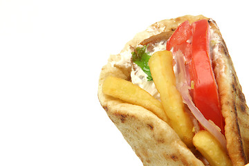 Image showing greek gyros kebap