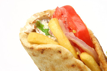 Image showing greek gyros kebap