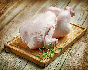 Image showing whole raw chicken