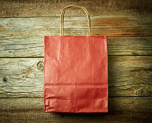 Image showing old paper shopping bag