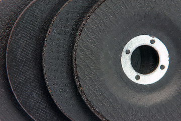 Image showing cutting wheels background