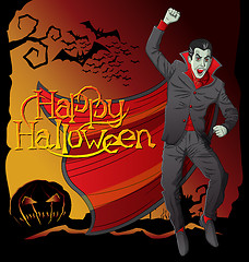 Image showing Vector Vampire Dracula