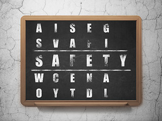 Image showing Safety concept: Safety in Crossword Puzzle