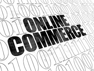 Image showing Finance concept: Online Commerce on Digital background