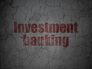 Image showing Money concept: Investment Banking on grunge wall background
