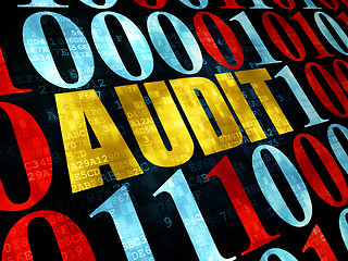 Image showing Finance concept: Audit on Digital background