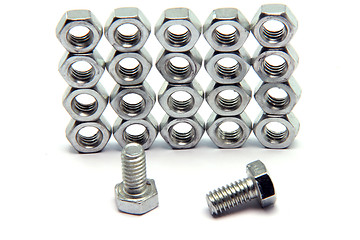 Image showing screws bolts texture