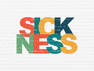 Image showing Healthcare concept: Sickness on wall background