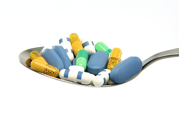 Image showing spoon pills detail