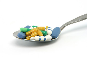 Image showing spoon pills detail