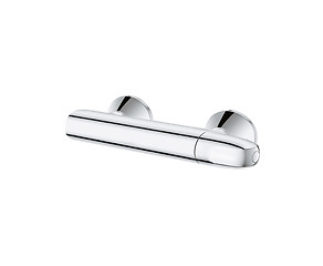 Image showing Shiny Shower Water Chrome Faucet Isolated