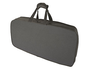 Image showing big black suitcase isolated