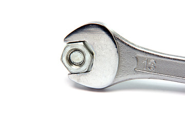 Image showing wrench and bolt