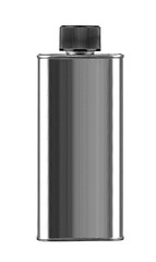 Image showing Gray Aerosol Spray Metal Bottle Can
