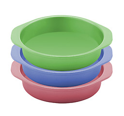 Image showing Dog food bowls