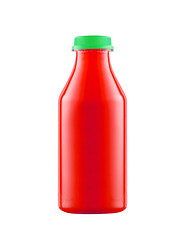 Image showing Bottle of Ketchup isolated