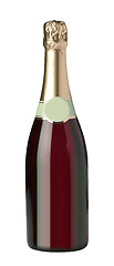 Image showing Champagne bottle isolated