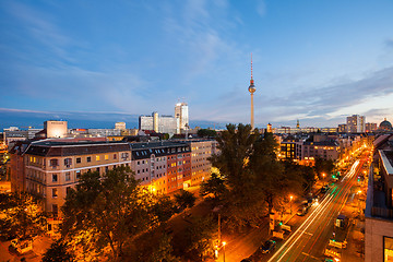 Image showing View over Berlin Alexanderplatz