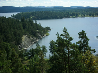 Image showing View over Stora Ävjeudden