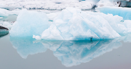 Image showing Jokulsarlon is a large glacial lake in southeast Iceland