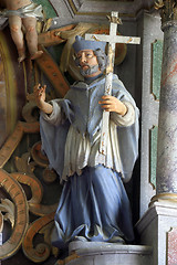 Image showing Statue of Saint