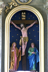 Image showing Crucifixion, Blessed Virgin Mary and Saint John under the cross